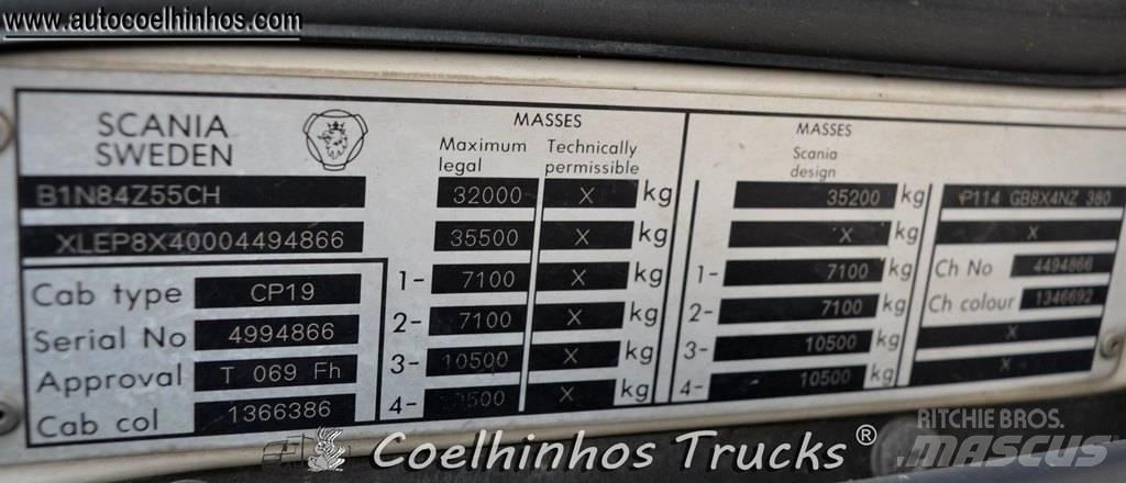 Scania 114 G 380 Çiftlik/hububat forkliftleri