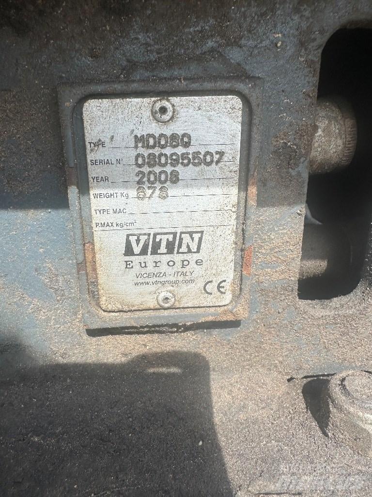 VTN MD080 Paletli ekskavatörler