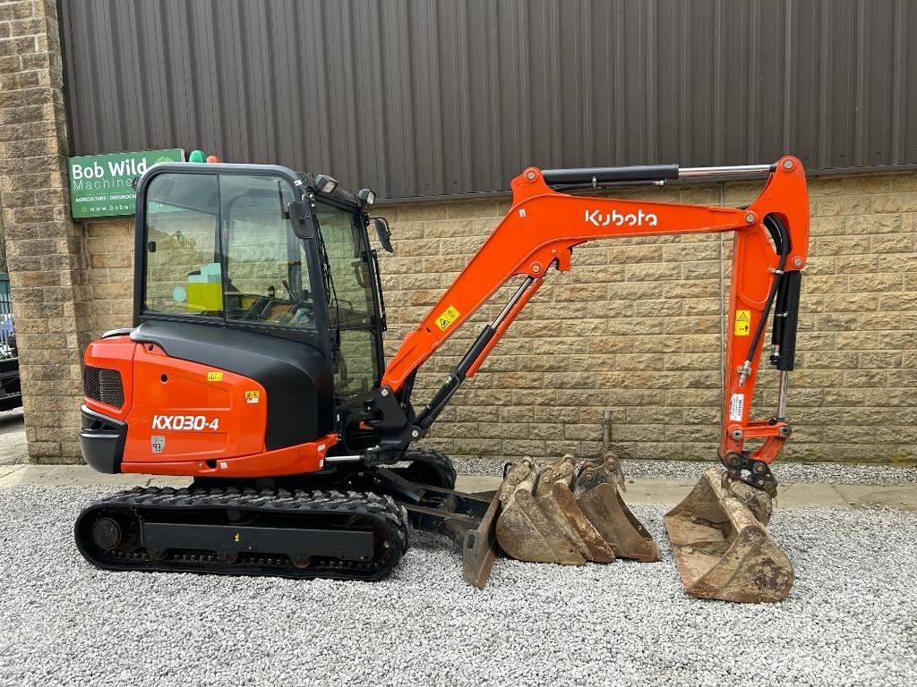 Kubota KX030-4 Mini ekskavatörler, 7 tona dek