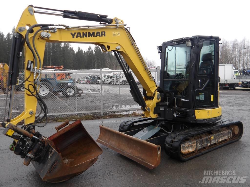 Yanmar Vio 50 Mini ekskavatörler, 7 tona dek