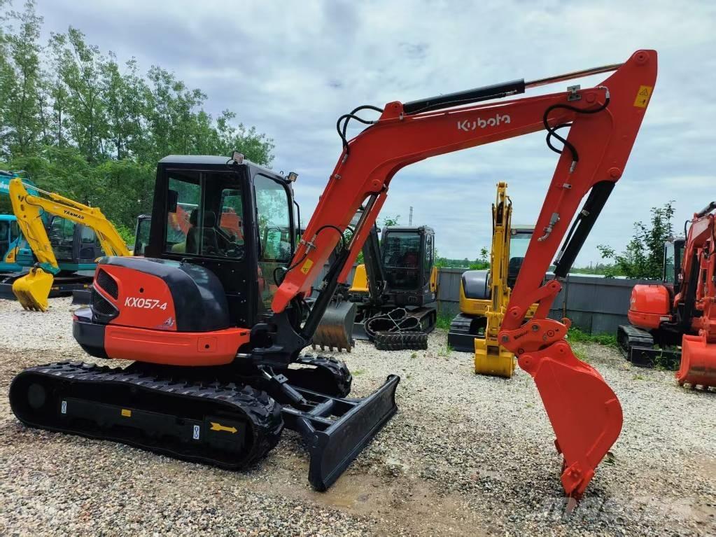 Kubota KX 057-4 Mini ekskavatörler, 7 tona dek