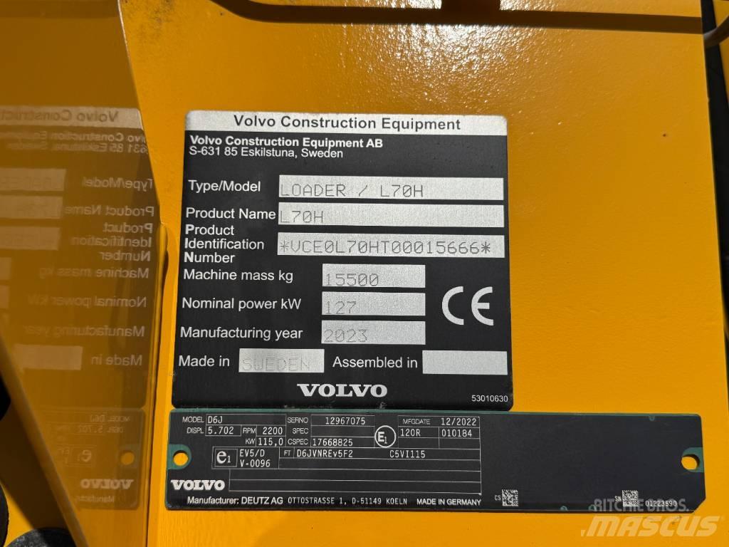 Volvo L 70 H Tekerlekli yükleyiciler