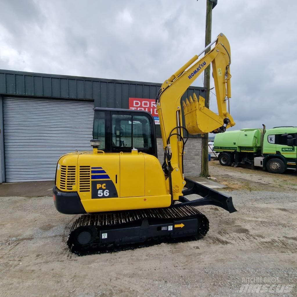 Komatsu PC56-7 Mini ekskavatörler, 7 tona dek