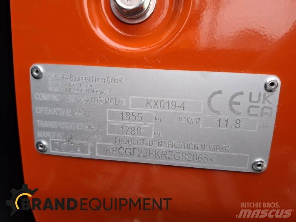 Kubota KX019-4 Mini ekskavatörler, 7 tona dek