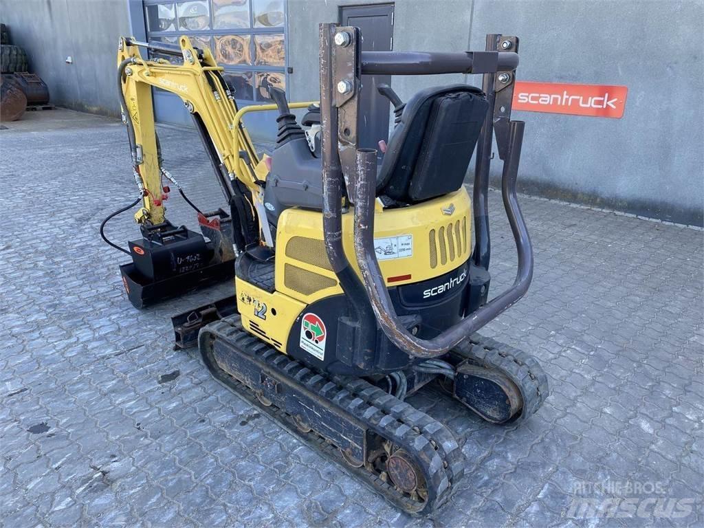 Yanmar VIO12 Lastik tekerli ekskavatörler