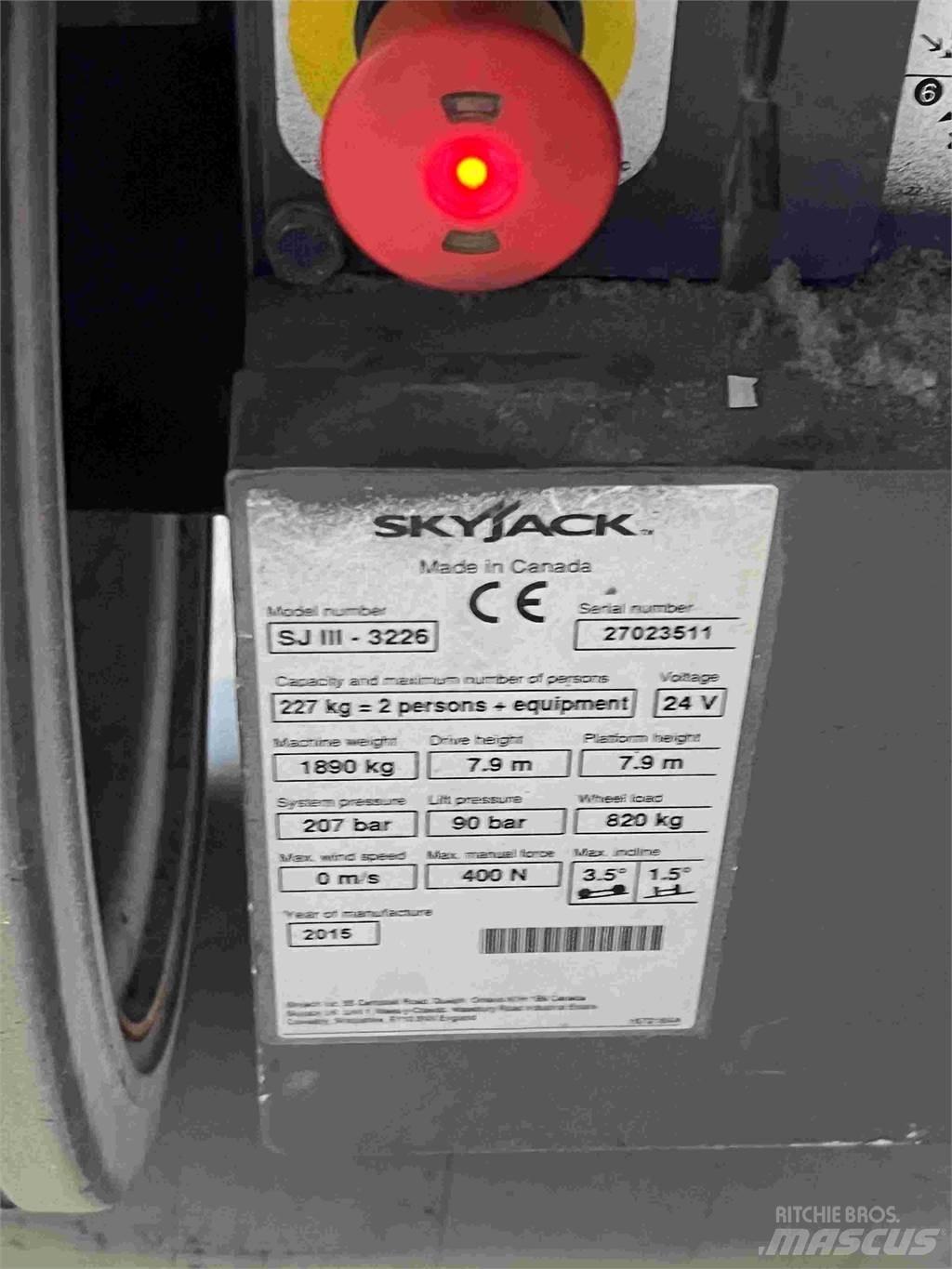 SkyJack SJ3226 Makasli platformlar