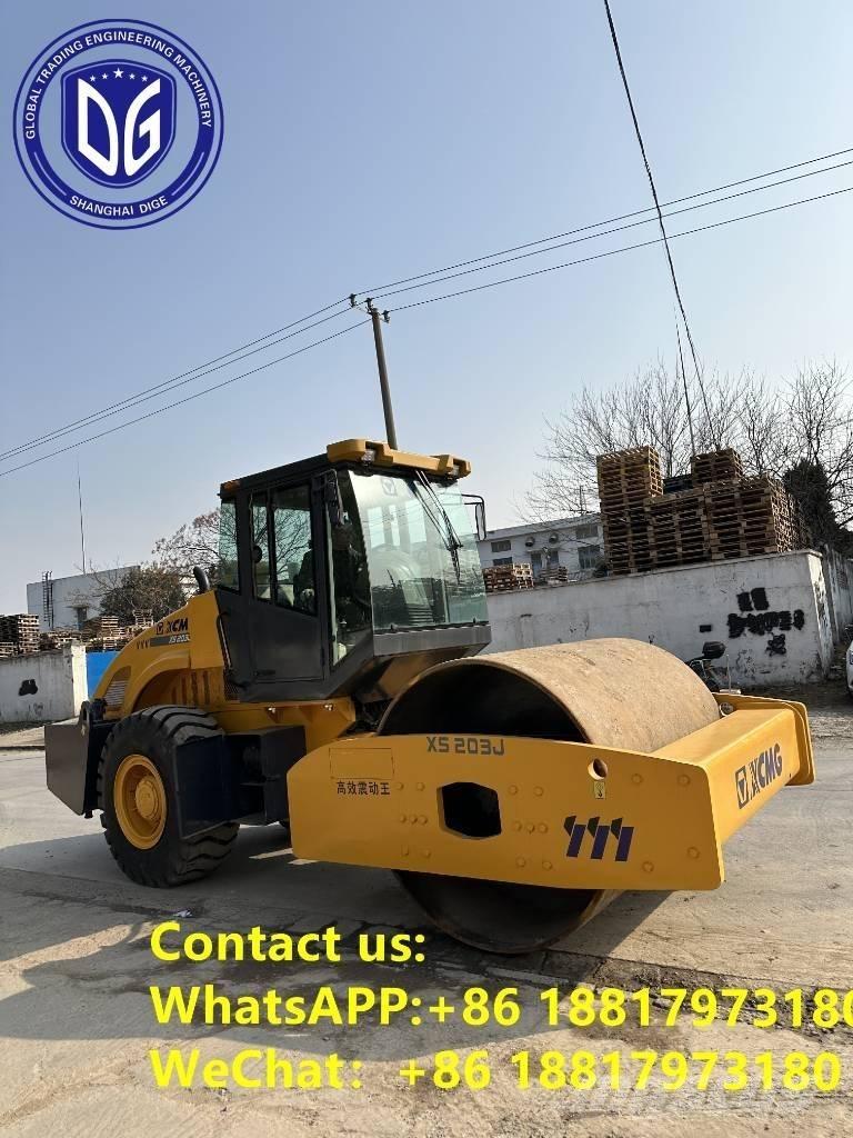 XCMG XS 203 J Tek tamburlu silindirler