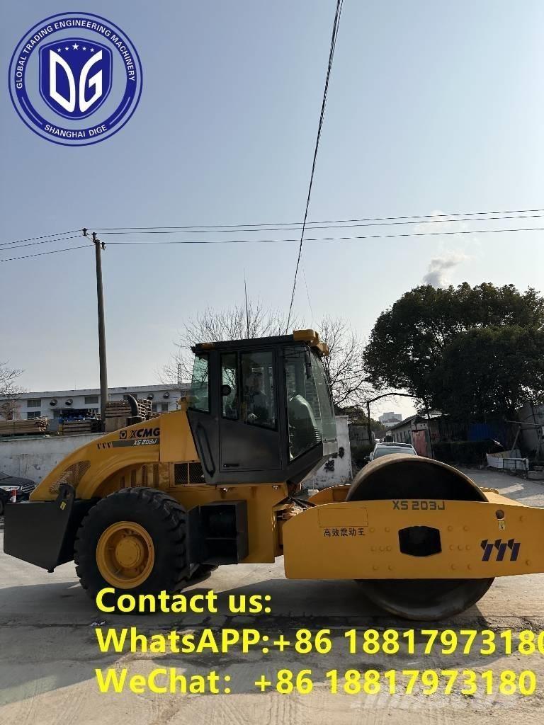 XCMG XS 203 J Tek tamburlu silindirler