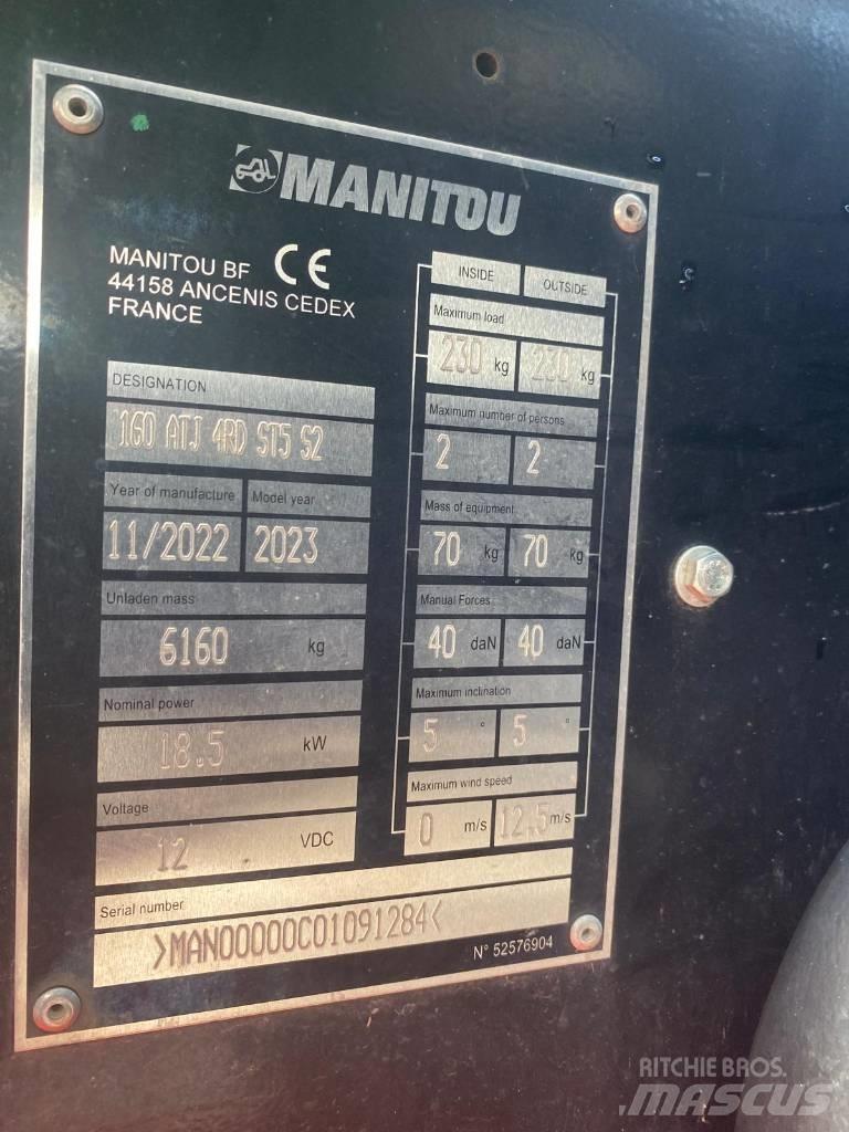 Manitou 160 ATJ Körüklü personel platformları