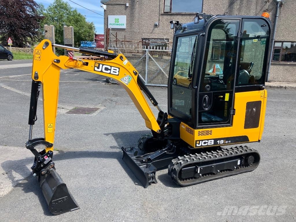 JCB 19 C-1 Mini ekskavatörler, 7 tona dek