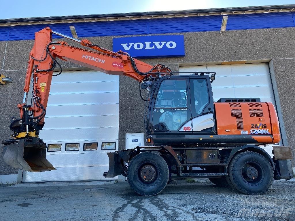 Hitachi ZX170w-6 2P Lastik tekerli ekskavatörler