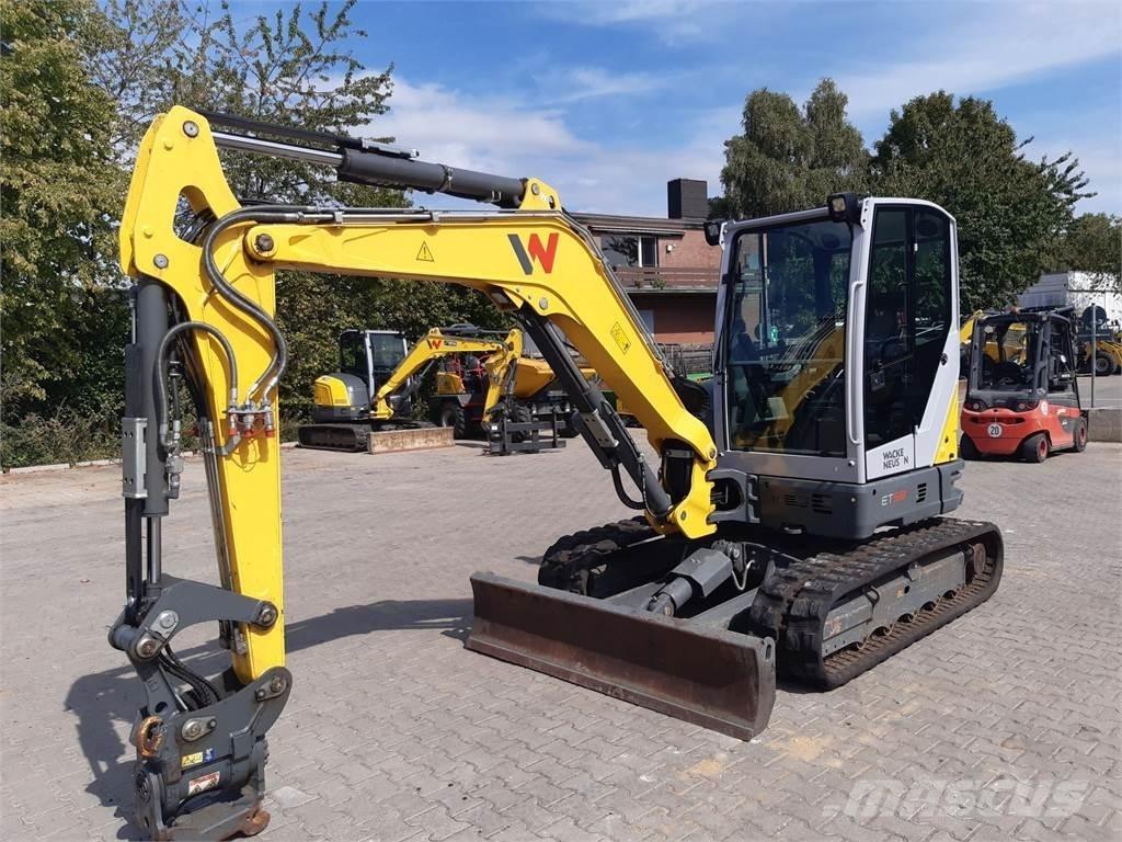 Wacker Neuson ET58 Paletli ekskavatörler