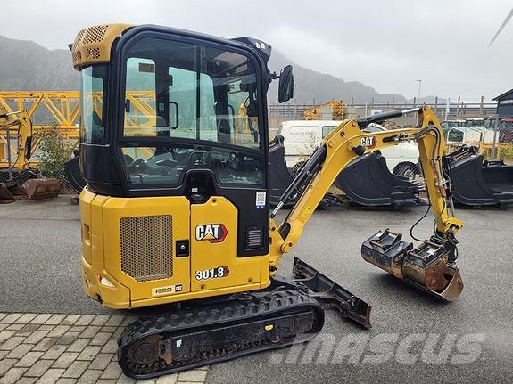 CAT 301.8 Mini ekskavatörler, 7 tona dek