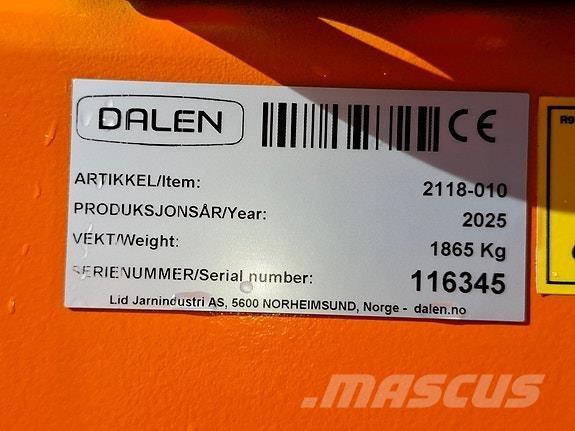 Dalen 2118 Kar püskürtücüler