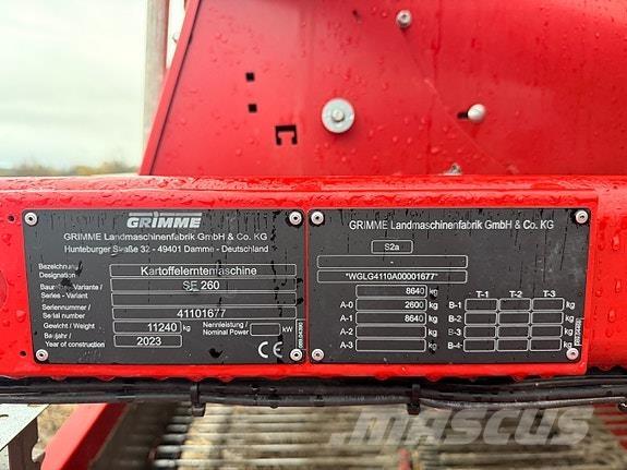 Grimme SE 260 - UB Patates hasat makinalari