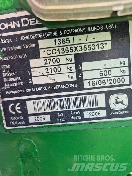 John Deere 1365 Çayir biçme makinalari