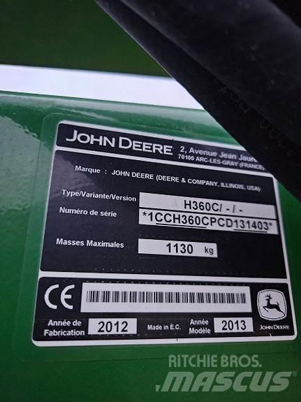 John Deere H360C Diger tarim makinalari