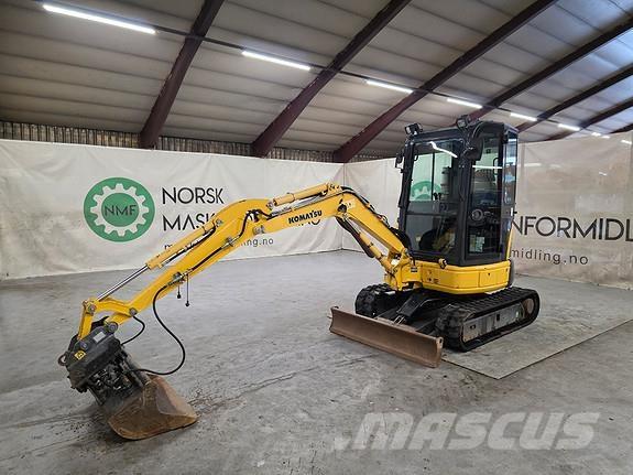 Komatsu PC26MR-3 Mini ekskavatörler, 7 tona dek