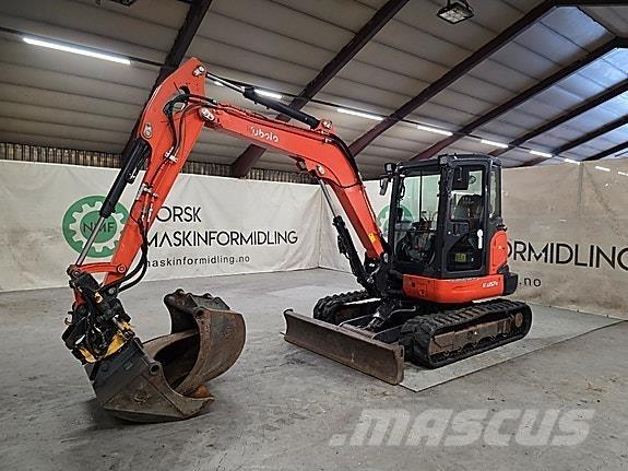 Kubota KX 057-4 Mini ekskavatörler, 7 tona dek