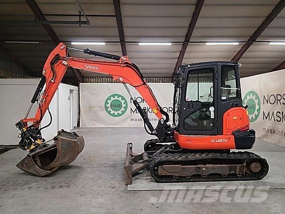 Kubota KX 057-4 Mini ekskavatörler, 7 tona dek