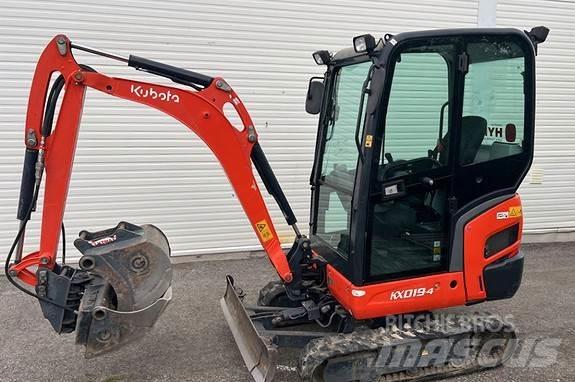 Kubota KX019-4 Mini ekskavatörler, 7 tona dek