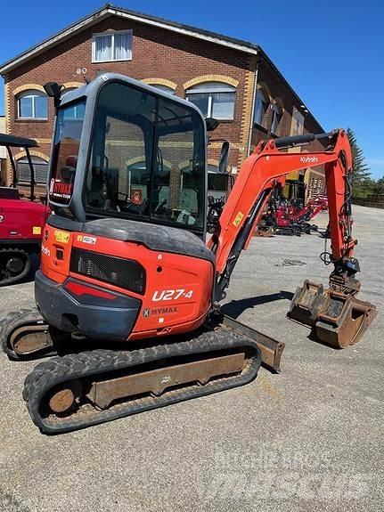 Kubota U27 Mini ekskavatörler, 7 tona dek