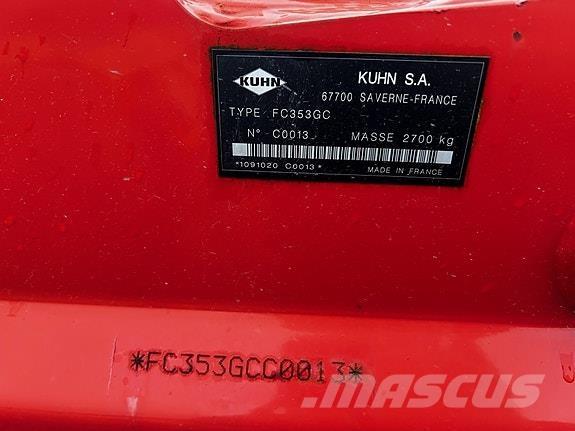 Kuhn FC353 GC Çayir biçme makinalari