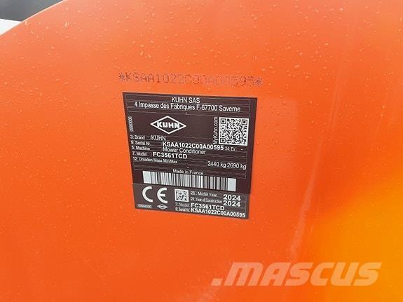 Kuhn FC3561TCD Diger yem biçme makinalari