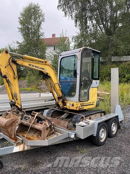 New Holland E18SR Mini ekskavatörler, 7 tona dek