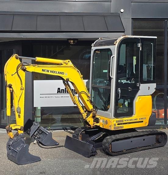 New Holland E18SR Mini ekskavatörler, 7 tona dek