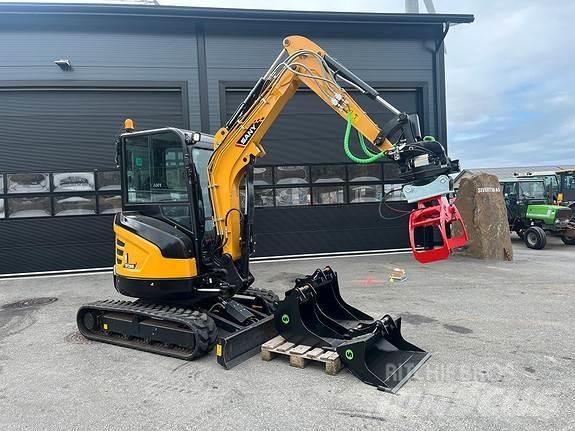 Sany SY26 Mini ekskavatörler, 7 tona dek
