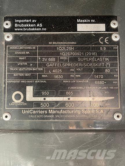 TCM FB25 51848 Dizel forkliftler