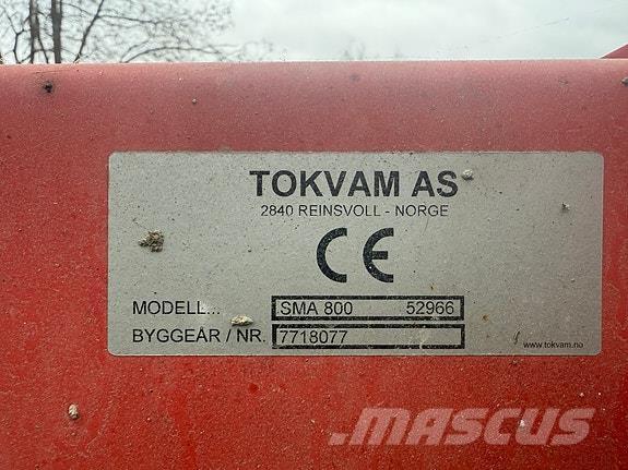 Tokvam SMA 800 Diger kar ve yol makinalari