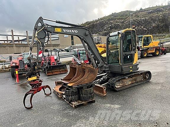 Volvo ECR58D Mini ekskavatörler, 7 tona dek