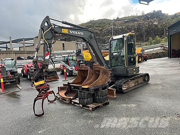 Volvo ECR58D Mini ekskavatörler, 7 tona dek