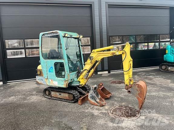 Yanmar B15 Mini ekskavatörler, 7 tona dek