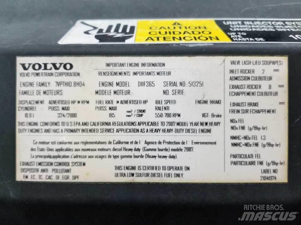 Volvo D11F Motorlar