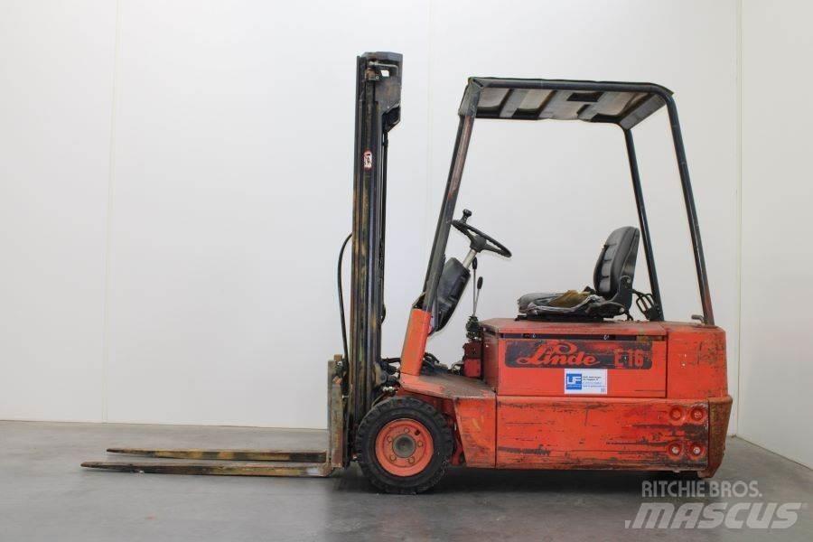 Linde E15-S Elektrikli forkliftler