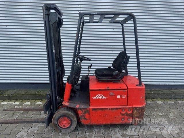 Linde E15 Elektrikli forkliftler