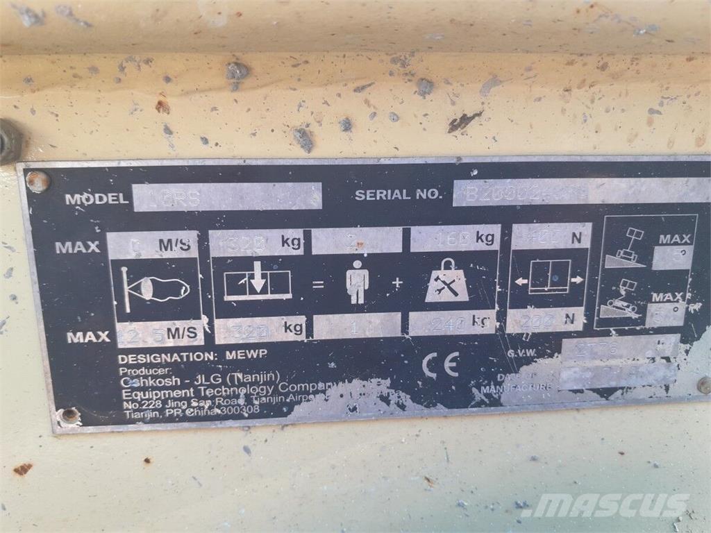JLG 10RS Makasli platformlar