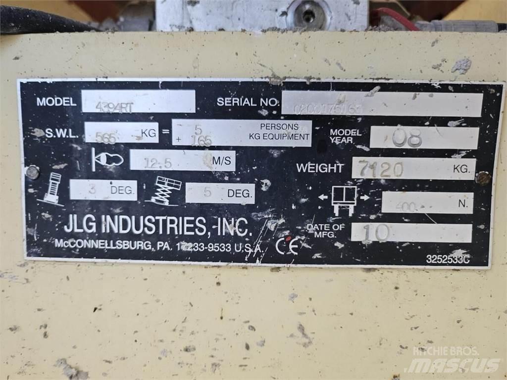JLG 4394RT Makasli platformlar
