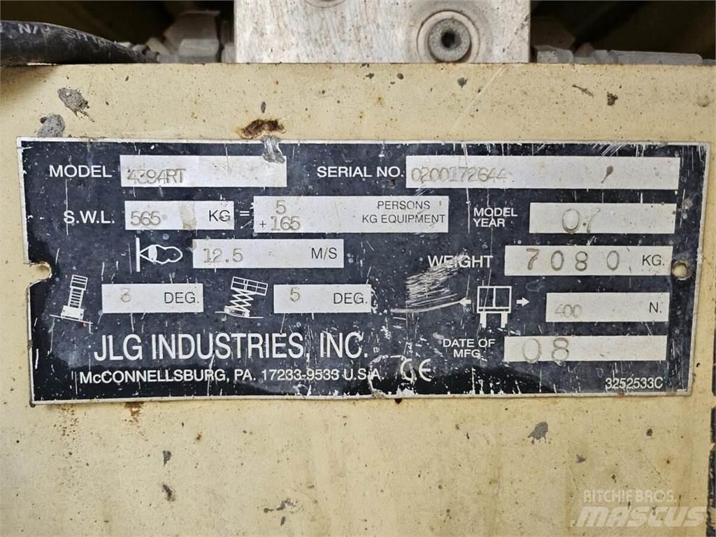 JLG 4394RT Makasli platformlar