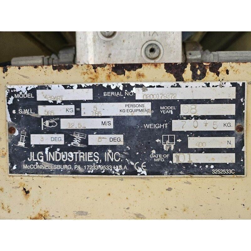 JLG 4394RT Makasli platformlar