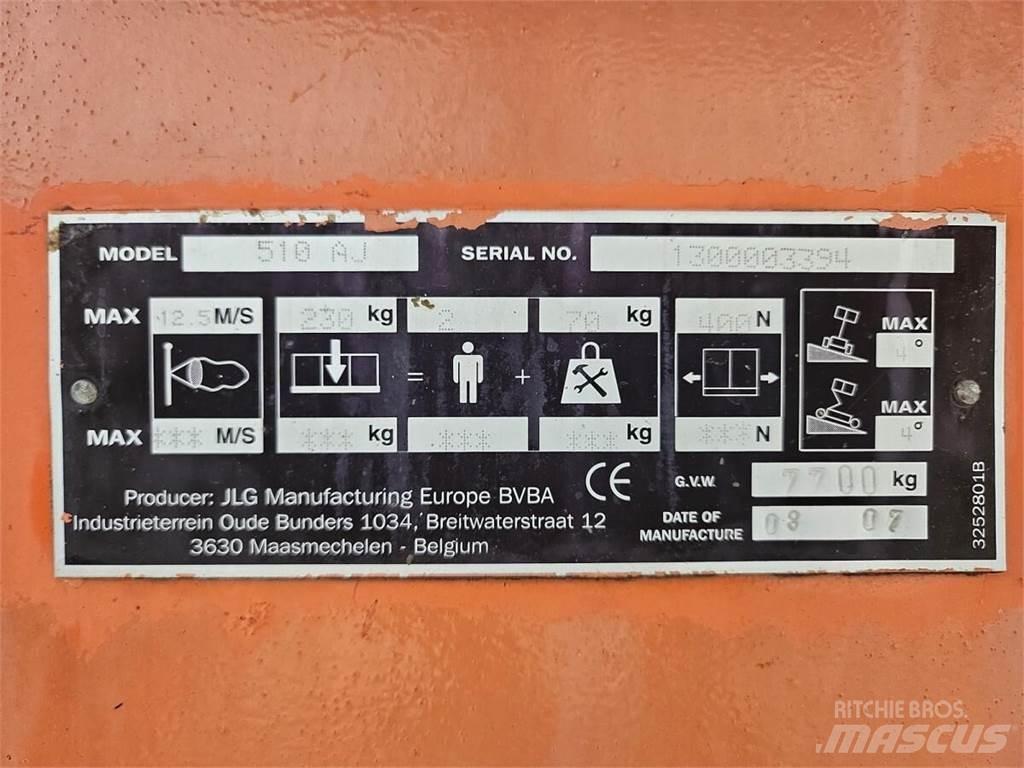 JLG 510AJ Körüklü personel platformları