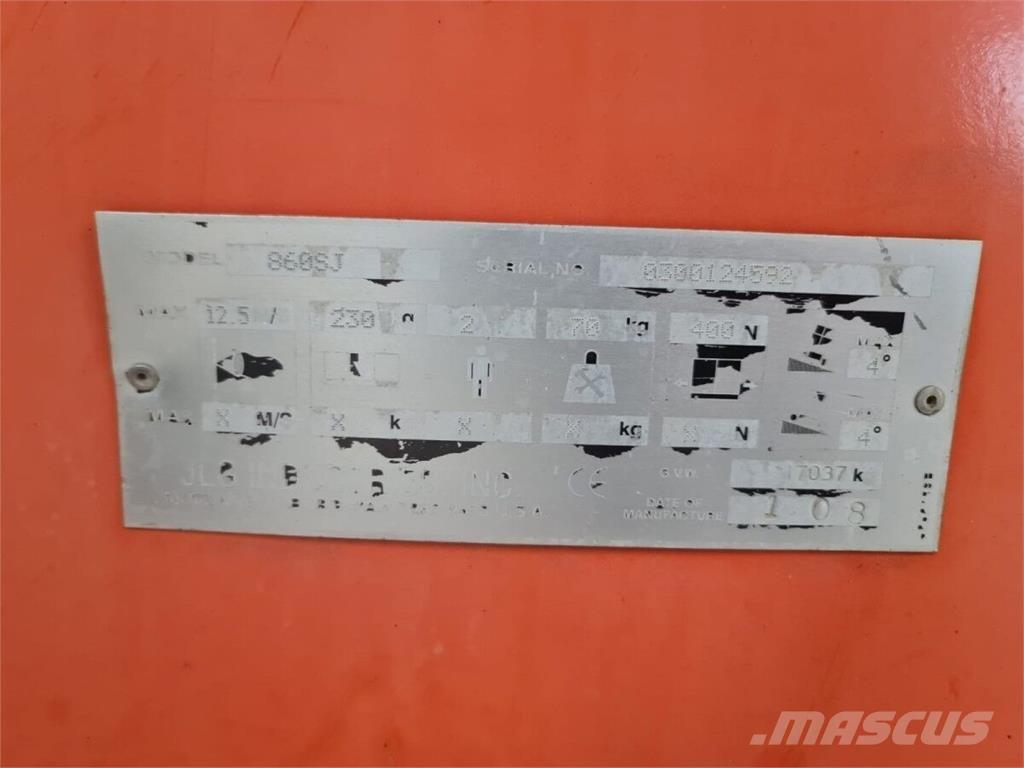 JLG 860SJ Teleskopik personel platformları
