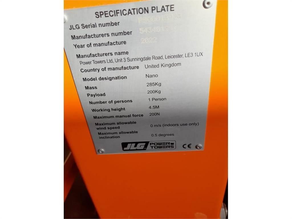 JLG NANO Personel Platformları ve Cephe Asansörleri