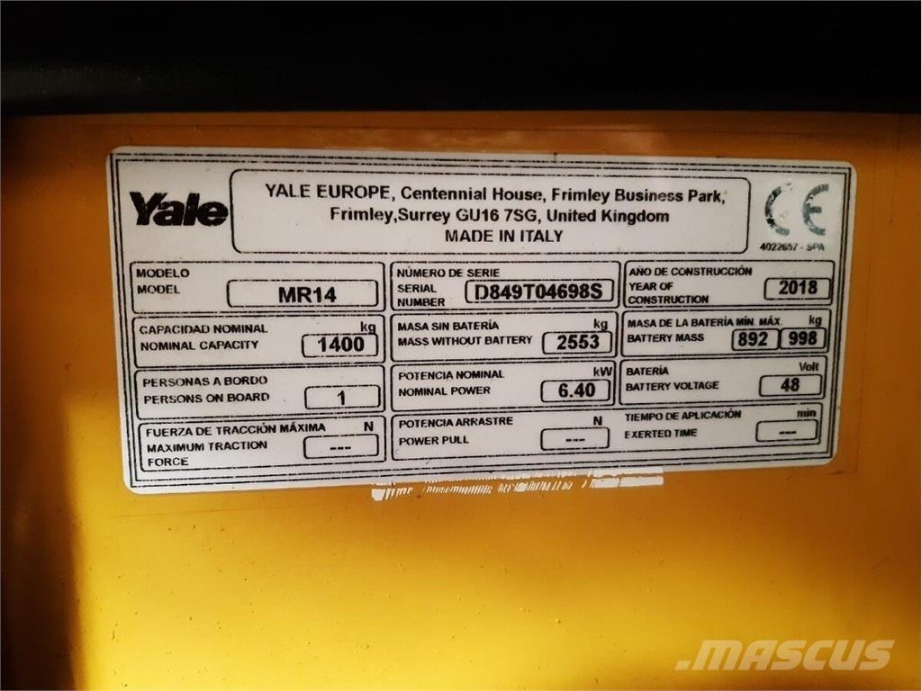 Yale MR14 Digerleri