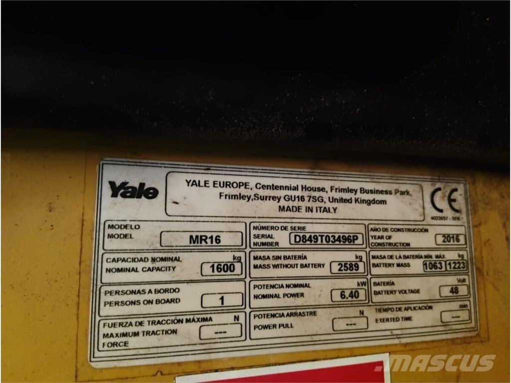 Yale MR16 Digerleri
