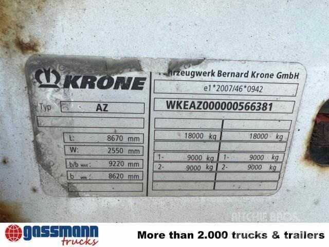 Krone AZP 18 Kayar tenteli çekiciler