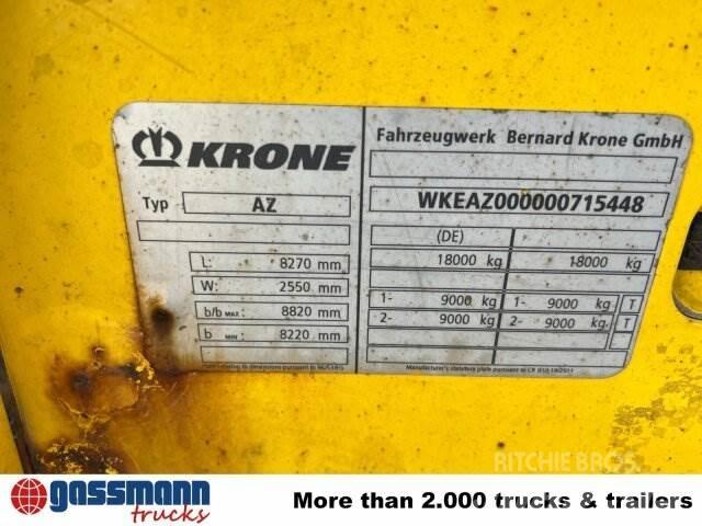 Krone AZP 18 Kayar tenteli çekiciler